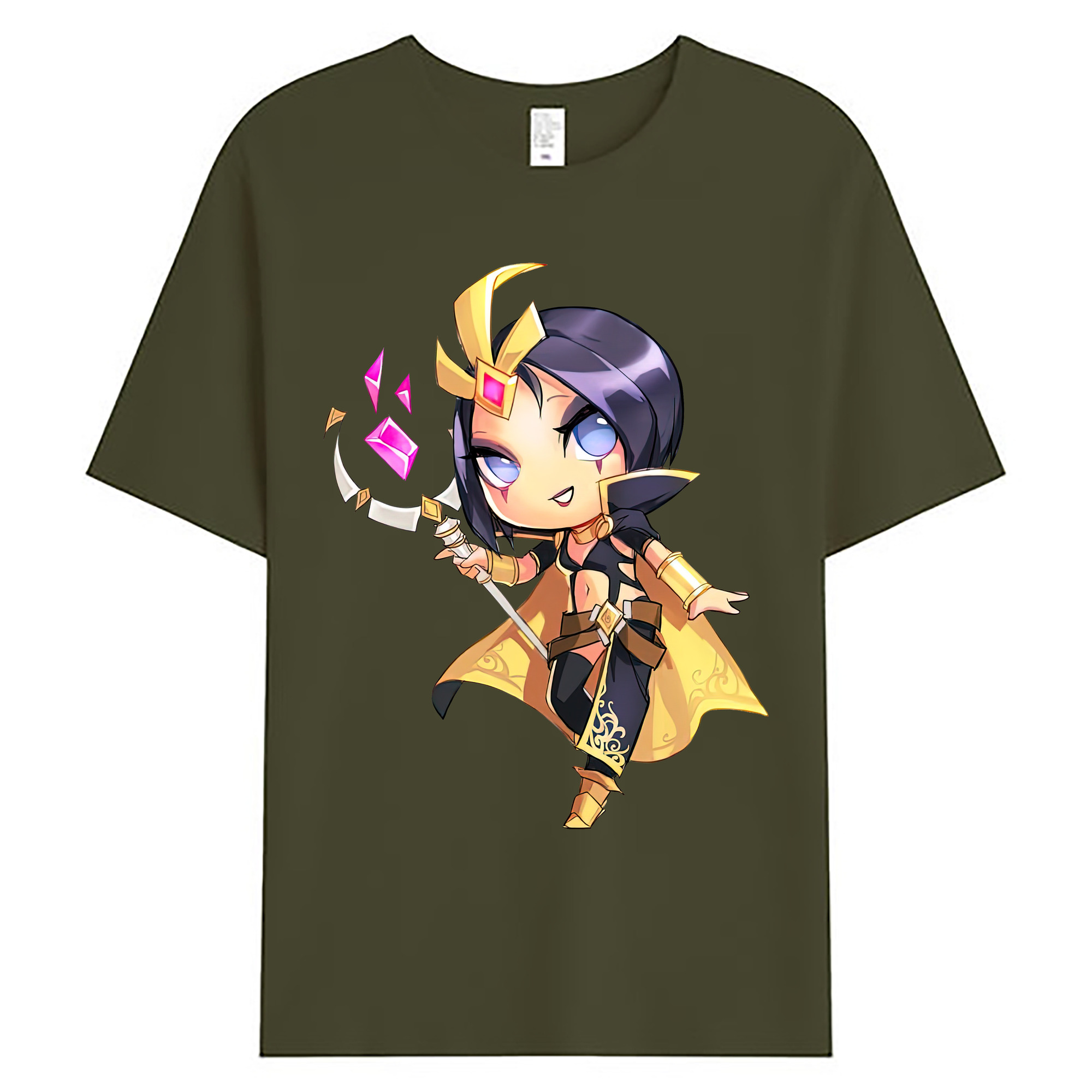 （画像用） リーグ・オブ・レジェンド League of Legends LOL 綿100％ メンズ半袖Tシャツ｜肌触りやわらか＆通気性